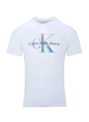 Áo Calvin Klein Gradient Monogram Brilliant White SP40581489 40KC837540