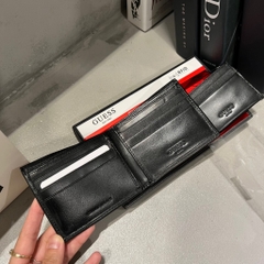 Ví GUESS Genuine Leather Wallet & Card Case Black 31GU330009 001