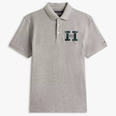 Áo Polo Tommy Hilfiger Regular Fit Plaid Monogram Pique Polo Grey XM06494 020