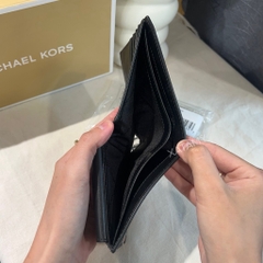 Ví Michael Kors Cooper Printed Signature Logo Billfold Wallet Black Gift Box 36F5LCOF3U