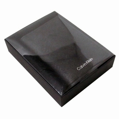 Ví Calvin Klein Refined Saffiano Compact Bifold Wallet Black 4D1015G 001