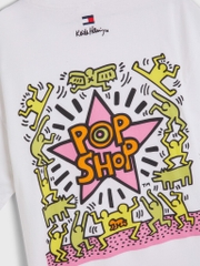Áo Tommy X Keith Haring Dual Gender White DM17335 970