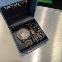 Đồng Hồ True Religion 44.5mm Round Buddh Set Black TRM110