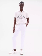 Áo Polo Tommy Hilfiger Regular Fit Flag Logo Beige XM04202 201