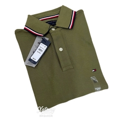 Áo Polo Tommy Hilfiger Regular Fit Wicking In Olive 78J2653 722