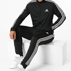 Bộ Thể Thao adidas Nam Primegreen Essentials 3-Stripes Track Suit Black GK9651