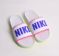 Dép Nike Offcourt white/hot pink/green BQ4632 102