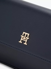Túi Tommy Hilfiger Women's Imlatam Solid PU Flap Crossbody Bag Navy AW18321 400