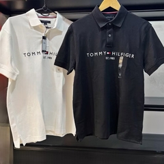Áo Polo Tommy Hilfiger Regular Fit Embroidered Tommy Graphic Black 78JB112 001