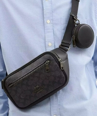 Túi Coach Elisa Belt Bag Black CZ400 QBMI5