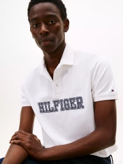 Áo Polo Tommy Hilfiger Regular Fit ONYX Logo White XM05641 100