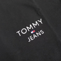 Áo Tommy Embroidered TJ Logo T-Shirt Black DM18872 001
