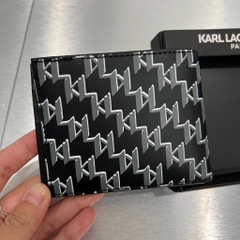 Ví KARL LAGERFELD Monogram Black LA4W0020