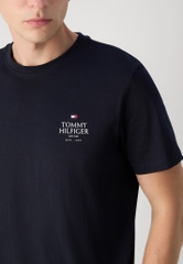 Áo Tommy Hilfiger Logo Hilfiger Stack Navy MW36500 402