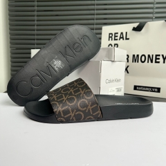 Dép Calvin Klein Athens Brown Multi LL