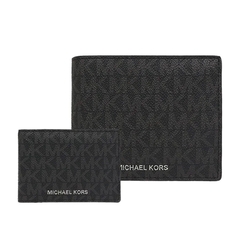Ví Nam Michael Kors MK Cooper Billfold Logo Wallet Black 36U9LCRF6B