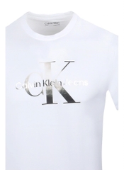 Áo Calvin Klein Silver Monogram Brilliant White SP40578524 40IC848110