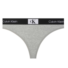 Underwear Calvin Klein Women's 1966 Cotton Stretch Modern Thong Fit Grey QF7221 050