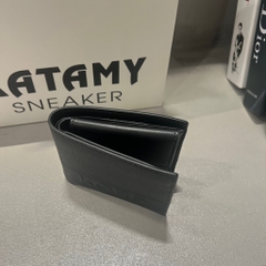 Ví Michael Kors Mens Hudson Pebbled Leather Billfold Wallet With Coin Pouch Black 39T4LHDF3L