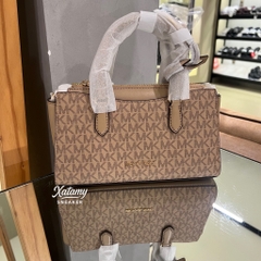 Túi Michael Kors Arden Small Signature Logo Messenger Bag Camel 35F5G4XM1V