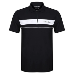 Áo Polo Calvin Klein Quick Drying Zipper Black 40QC430 001