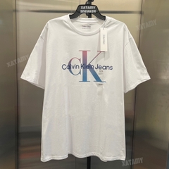 Áo Calvin Klein Gradient Monogram Brilliant White SP40581489 40KC837540