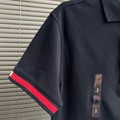 Áo Polo Tommy Hilfiger Slim Fit Flag Cuff Navy MW30764 401