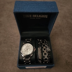 Đồng Hồ True Religion 44.5mm Two Tone Buddha Bracelet TRM116