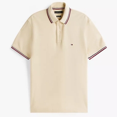 Áo Polo Tommy Hilfiger Regular Fit Wicking In Beige 78J2653 104