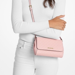 Túi Michael Kors Medium Logo Convertible Crossbody Bag Rose Poudre 35F3GTTU2B