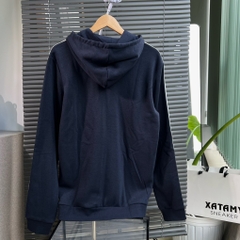 Áo adidas Nam Essentials Fleece 3-STRIPES Full-Zip Hoodie Navy GK9053