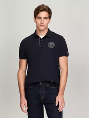Áo Polo Tommy Hilfiger Regular Fit Embroidered Monogram Navy 78JB243 410