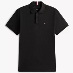 Áo Polo Tommy Hilfiger Regular Fit Smooth Cotton Black 78JB751 001