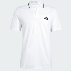 Áo Polo adidas Piqué 3S Essentials White JE6383