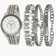 Đồng Hồ True Religion 44.5mm Two Tone Buddha Bracelet TRM116