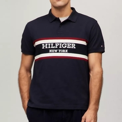 Áo Polo Tommy Hilfiger Regular Fit Monotype Colorblock Navy 78JB579 410