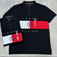 Áo Polo Tommy Hilfiger Regular Fit Chest Logo Black XM04201 001