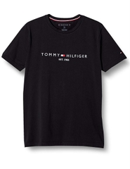 Áo Tommy Hilfiger Logo Black MW11465 001