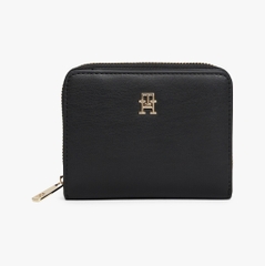 Ví Tommy Hilfiger Women's TH Icon Med ZA Flap Black AW17742 001