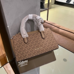 Túi Michael Kors Arden Small Signature Logo Messenger Bag Camel 35F5G4XM1V