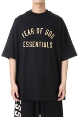 Áo Fear of God Essentials T-Shirt Jersey Crewneck Black 125BT244190F