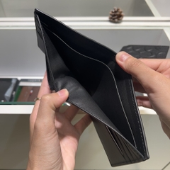 Ví Coach Compact ID Wallet In Signature Crossgrain Leather Black F75371