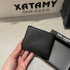 Ví KARL LAGERFELD Black Logo Metal LA5W0023