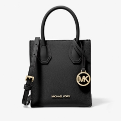 Túi Michael Kors Mercer Extra-Small Pebbled Leather Crossbody Bag Black 35S1GM9T0L