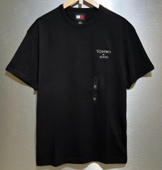 Áo Tommy Embroidered TJ Logo T-Shirt Black DM18872 001