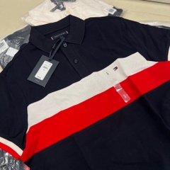 Áo Polo Tommy Hilfiger Regular Fit Colorblock Navy MW33218 400