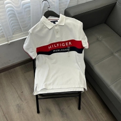 Áo Polo Tommy Hilfiger Regular Fit Chest Embroidered White 78J9452 100