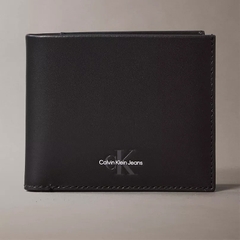 Ví Calvin Klein Monogram Logo Bifold Wallet Black 4G1014G 001