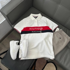 Áo Polo Tommy Hilfiger Regular Fit Chest Embroidered White 78J9452 100