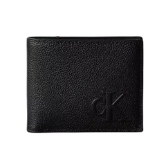 Ví Calvin Klein Sculpted Impression Bifold Wallet Logo Black 4G1016G 001